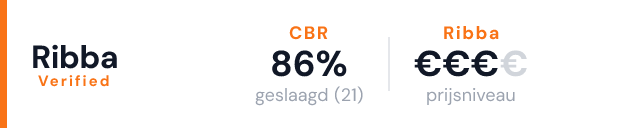 Rijschool Aahaa – Ribba Verified